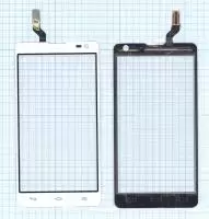 Сенсорное стекло (тачскрин) для LG Optimus L9 II D605, белый
