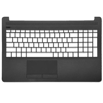 Топкейс (Cover C) для ноутбука HP 15-DA, 15-DB, 15G-DX, 250 G7, матовый чёрный, под плоский Enter, OEM