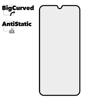 Защитное стекло для Samsung Galaxy M32 Super max Anti-static big curved glass